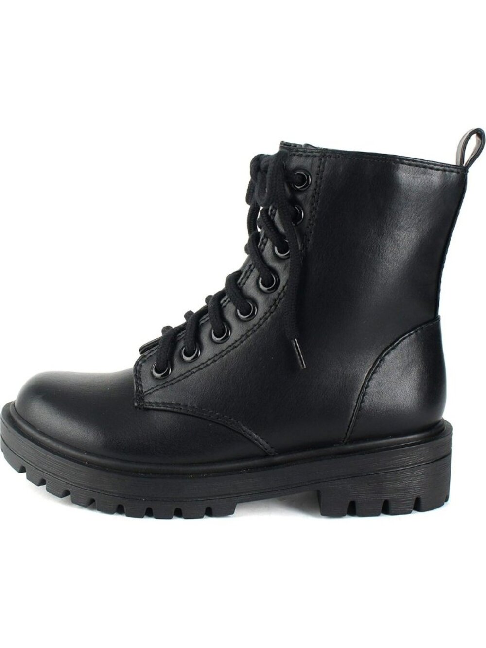 Lug Sole Combat Ankle Booties | Lace-Up & Side Zipper | Stylish & Durable